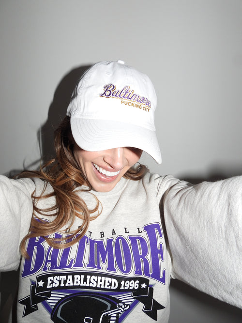 Baltimore Fucking City Hat By Brightside