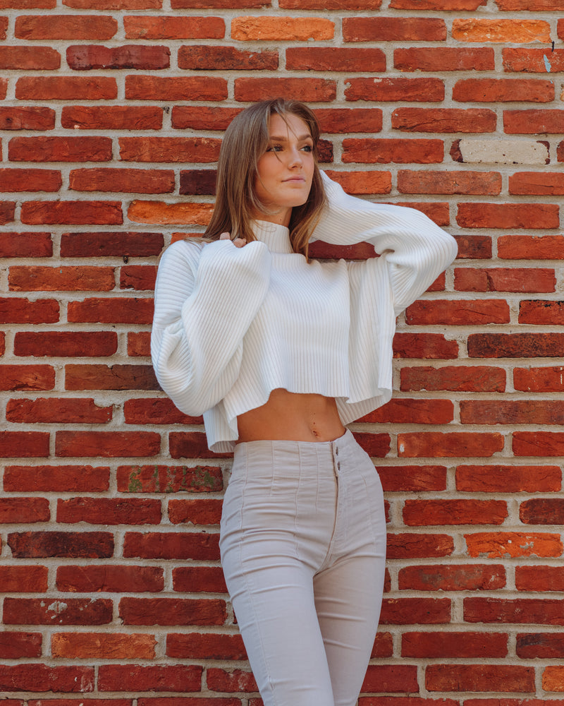 Count Me In Bell Sleeve Sweater