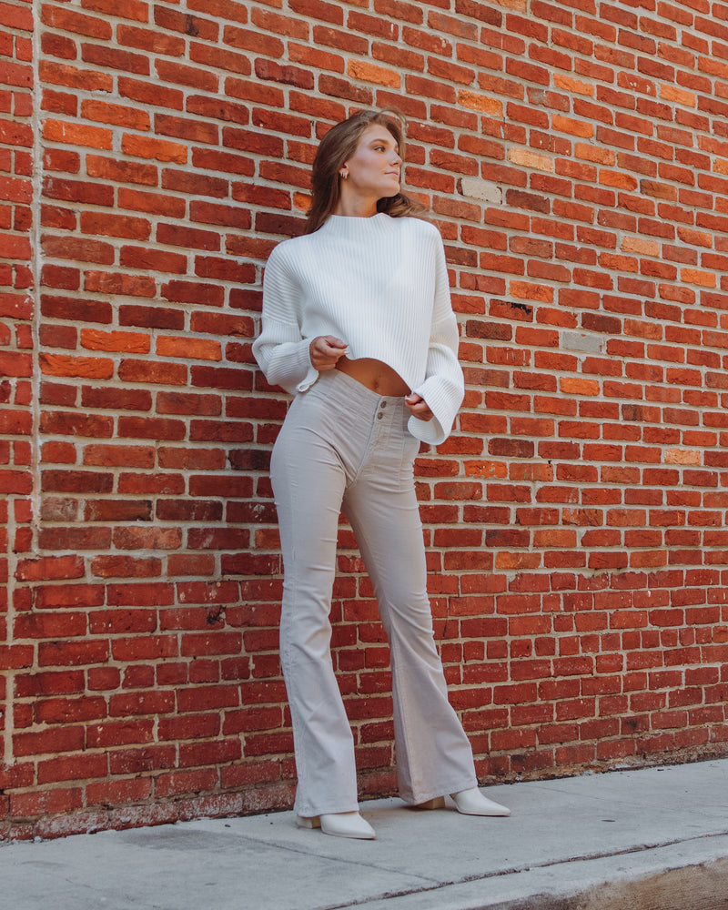 Count Me In Bell Sleeve Sweater