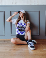 Baltimore Checkered Flag Tee By Brightside