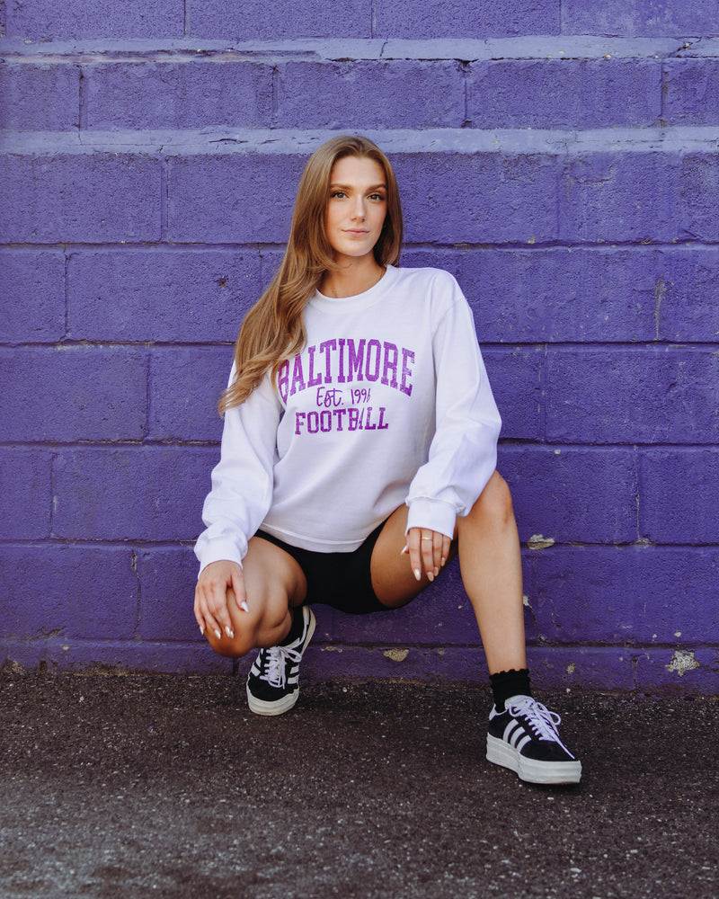 Est. In 1996 Baltimore Crewneck Sweatshirt By Brightside