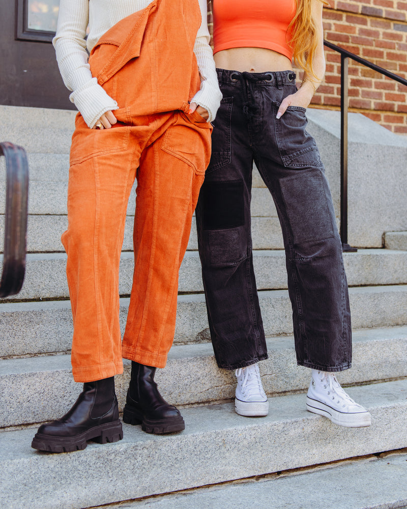 Free People High Roller Cord Jumpsuit