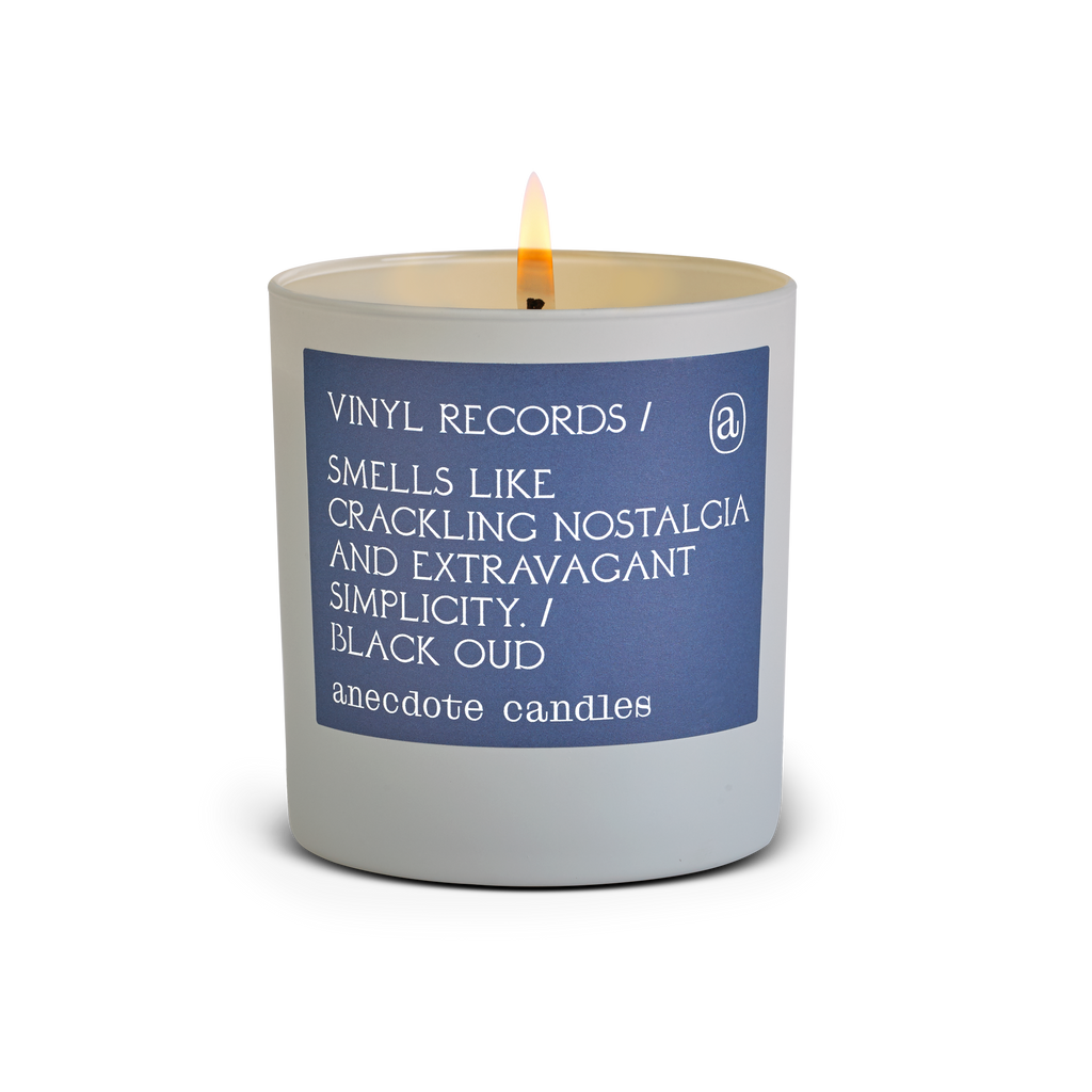 The Vinyl Records Candle
