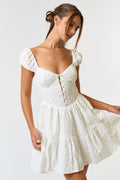 Eva Eyelet Babydoll Dress