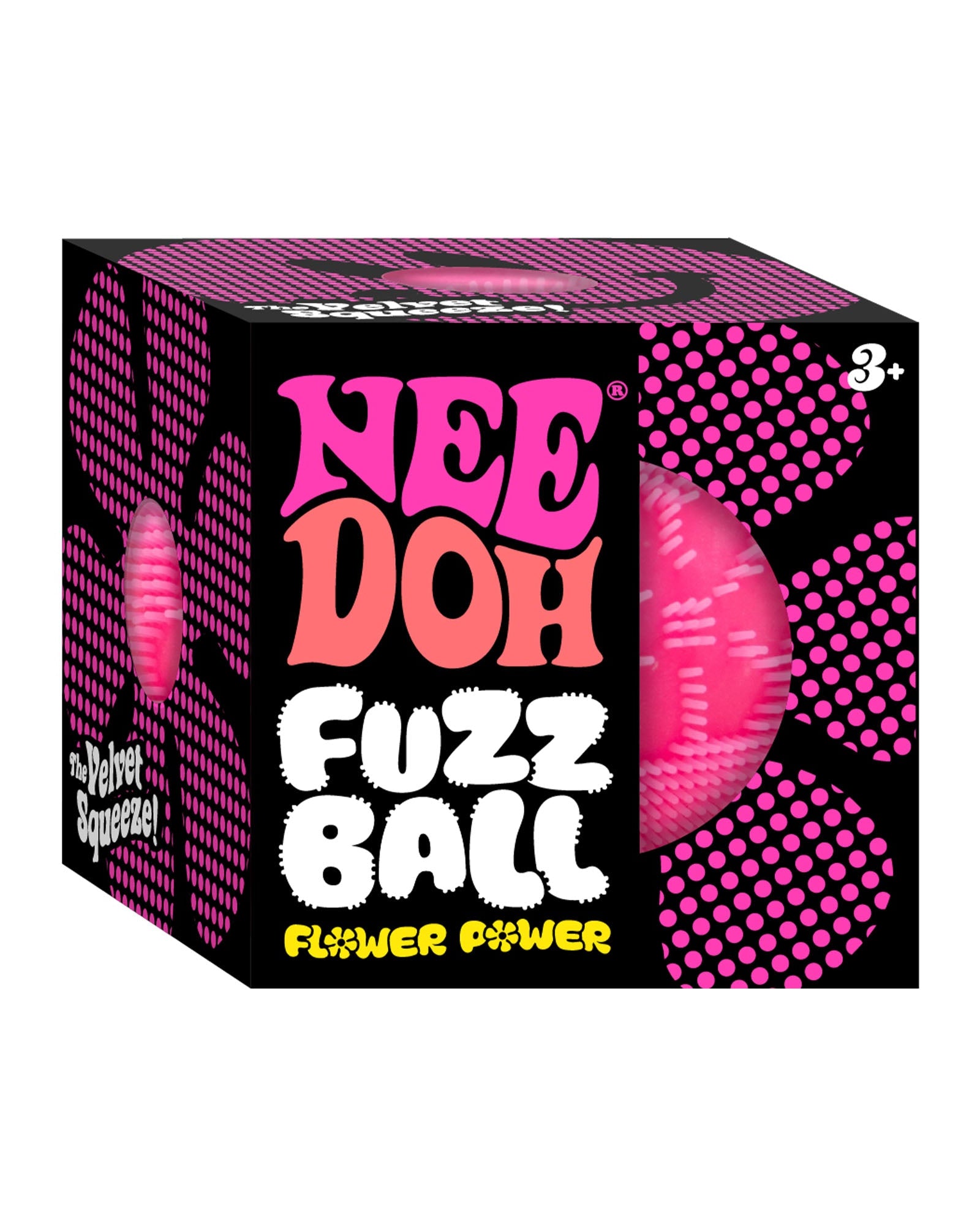 Fuzz Ball Flower Power Squishy