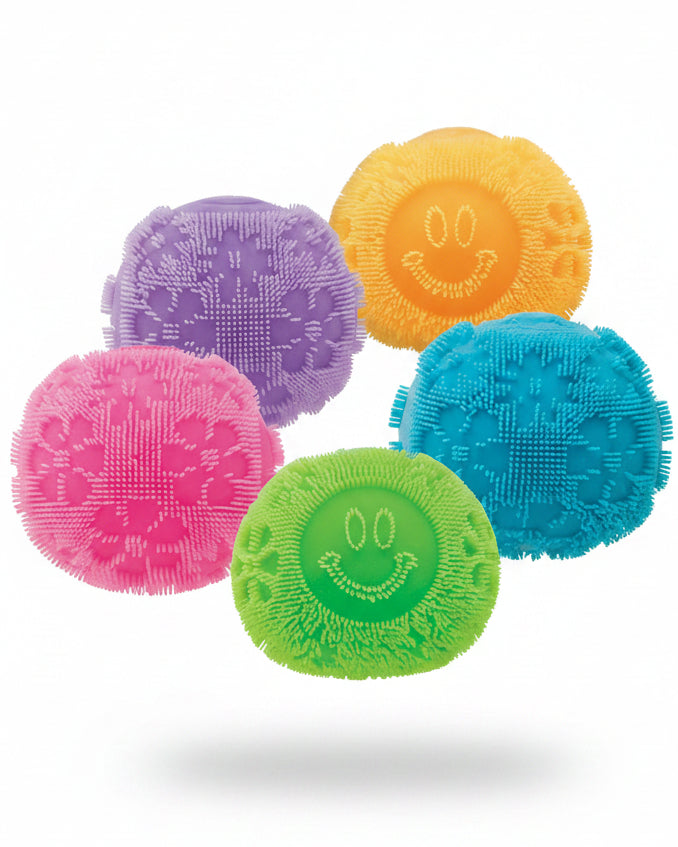 Fuzz Ball Flower Power Squishy