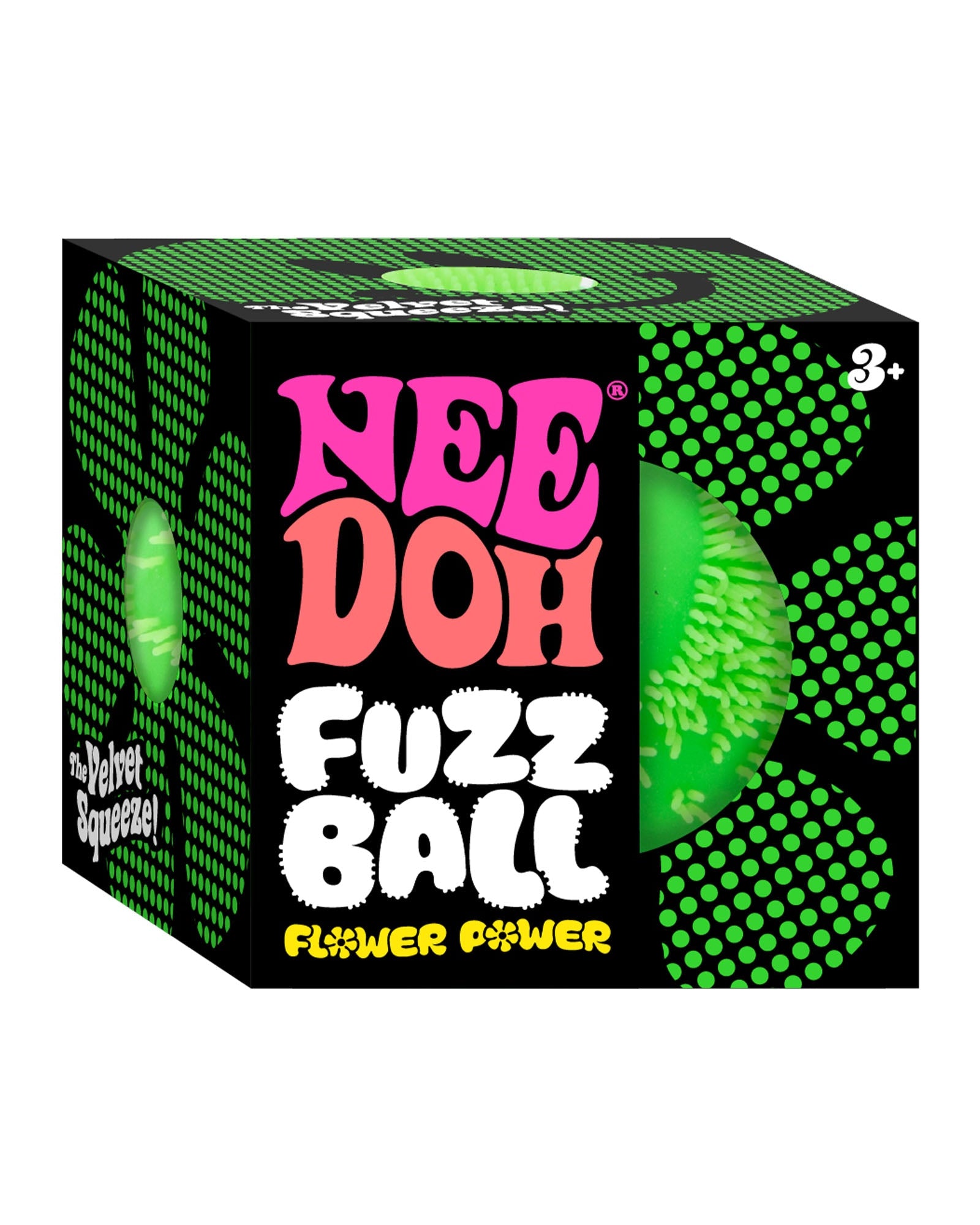 Fuzz Ball Flower Power Squishy