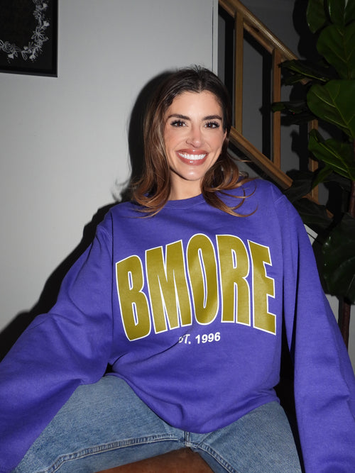 Bmore Varsity Crewneck Sweatshirt by Brightside