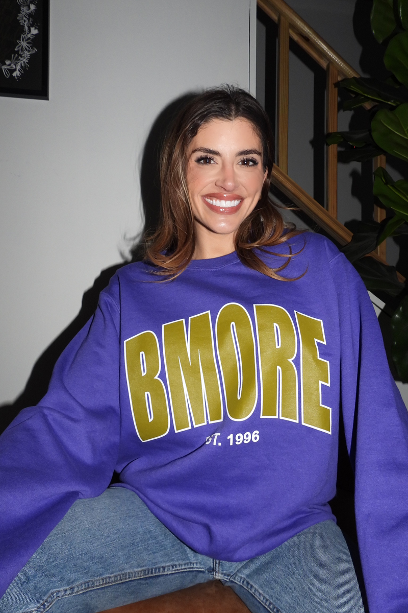 Bmore Varsity Crewneck Sweatshirt by Brightside