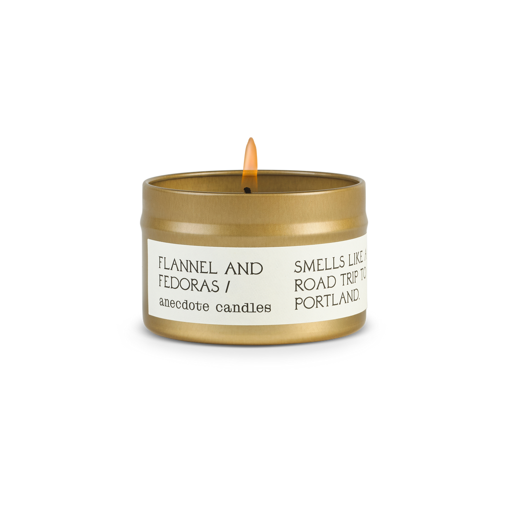 The Flannel & Fedoras Candle