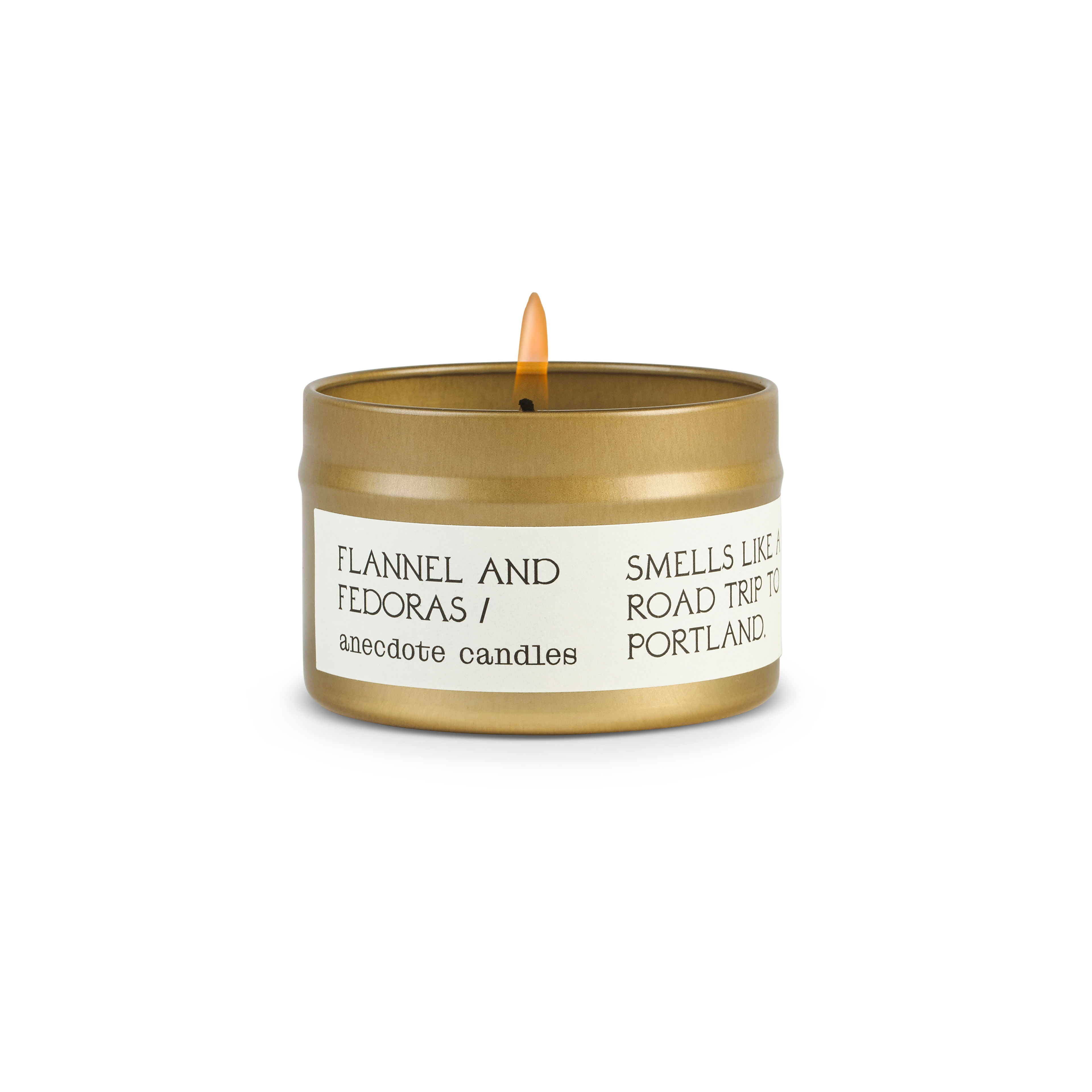 The Flannel & Fedoras Candle