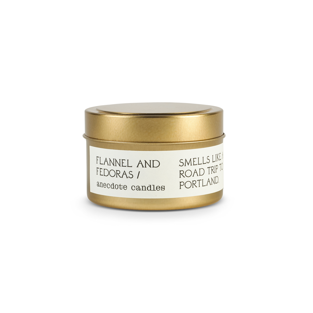 The Flannel & Fedoras Candle