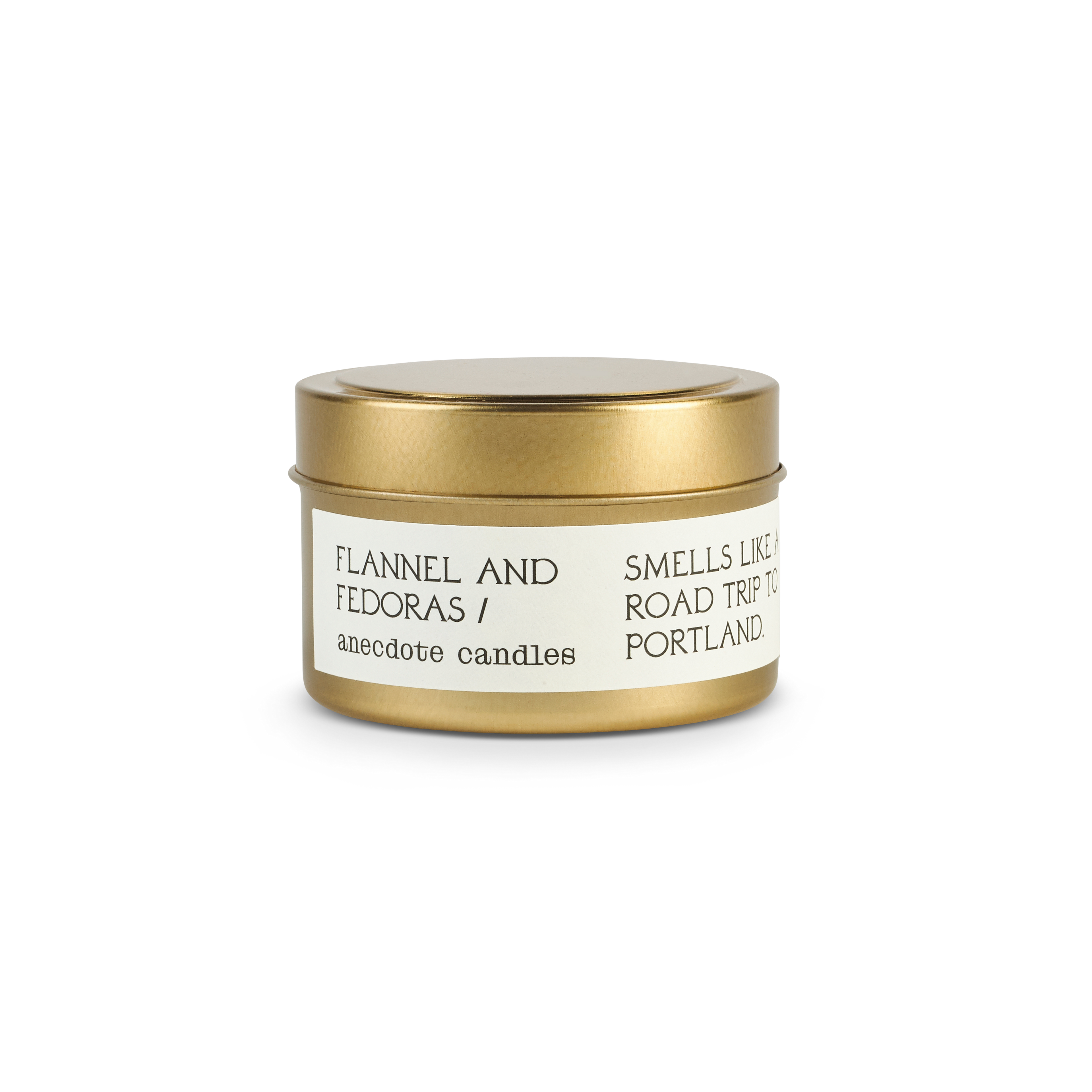The Flannel & Fedoras Candle