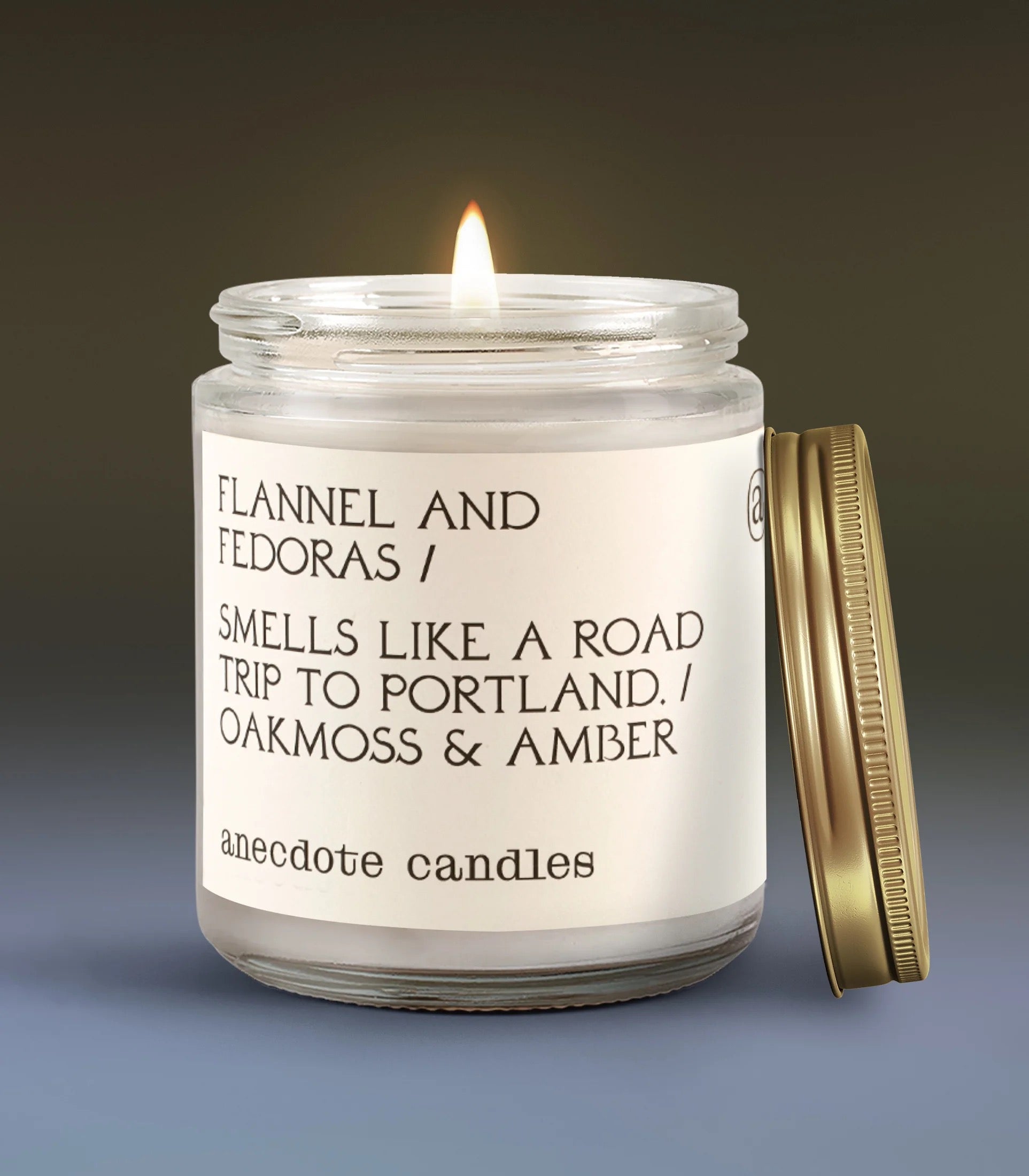 The Flannel & Fedoras Candle