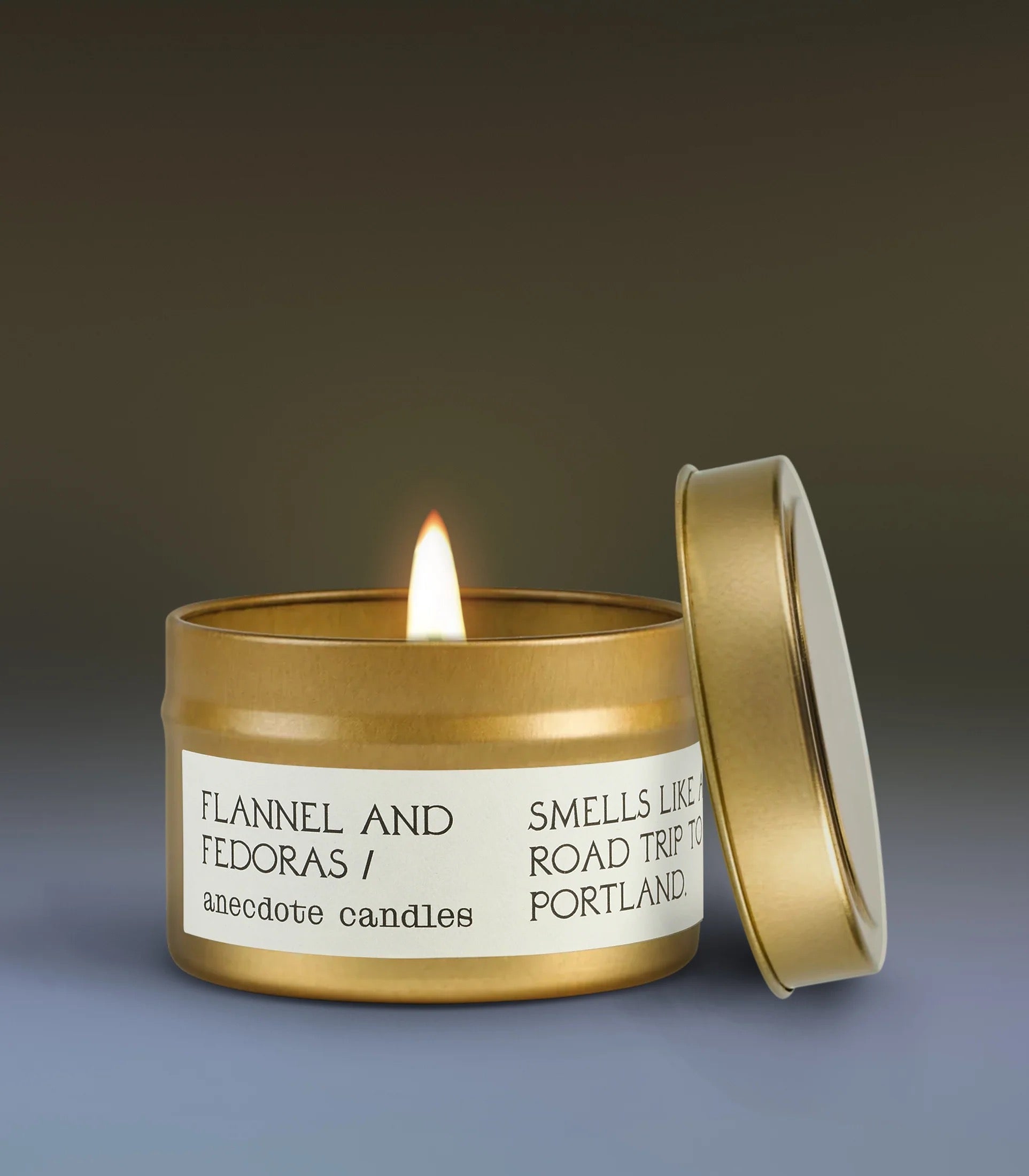 The Flannel & Fedoras Candle