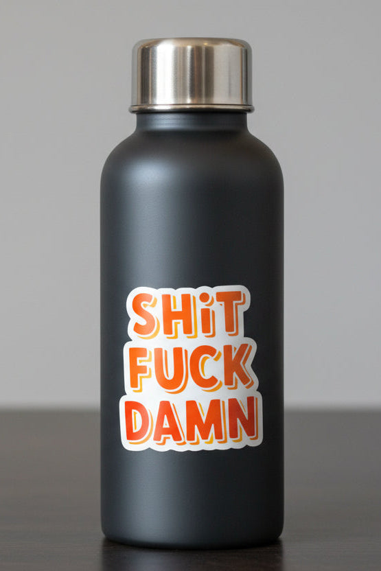 Shit Fuck Damn Sticker