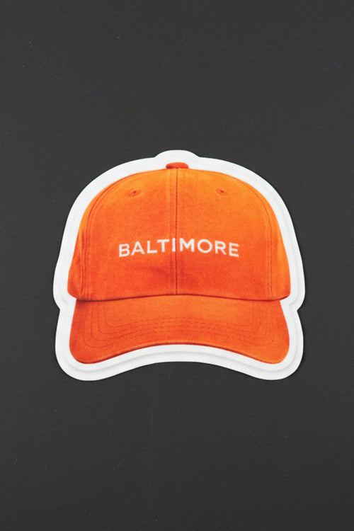 Baltimore Dad Hat Sticker