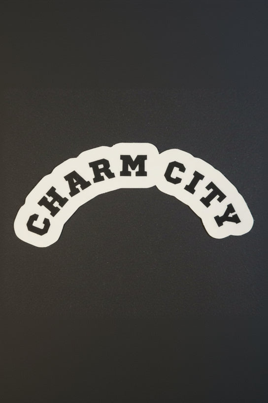 Charm City Upside Down Sticker