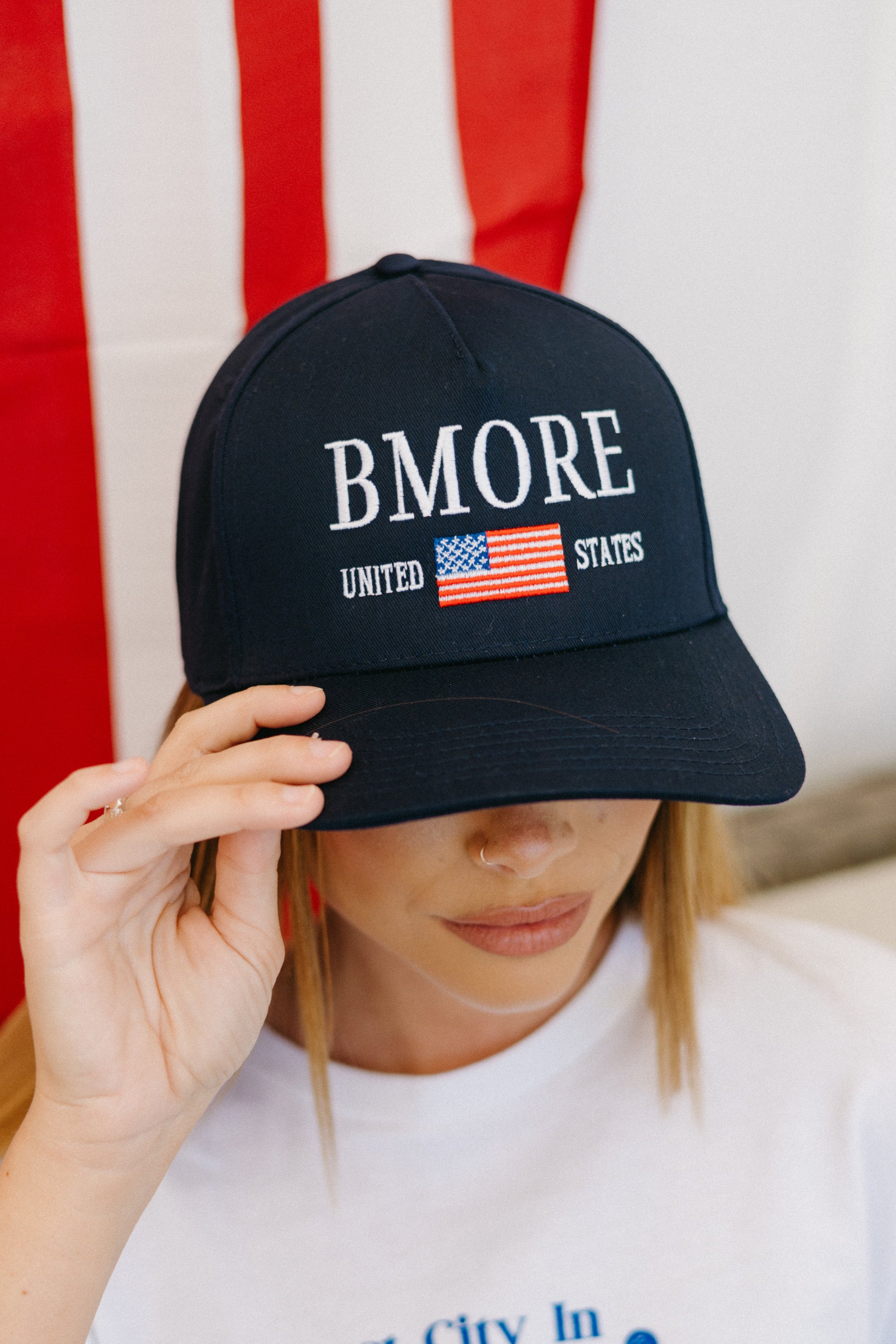 Brightside the Label Bmore USA Flag Snapback