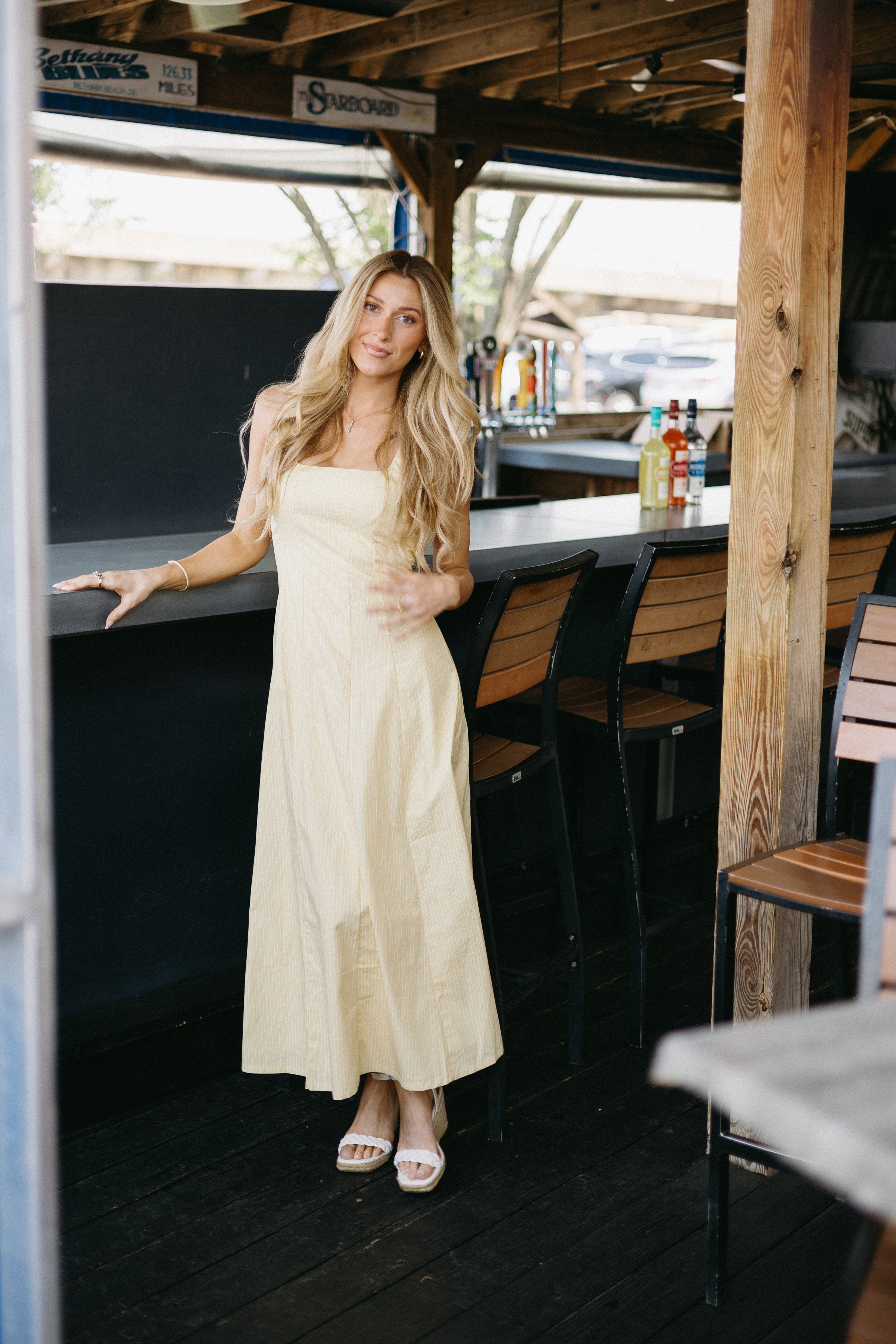 Good God, Lemon Maxi Dress