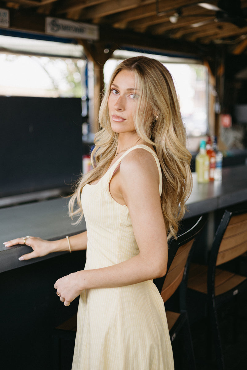 Good God, Lemon Maxi Dress
