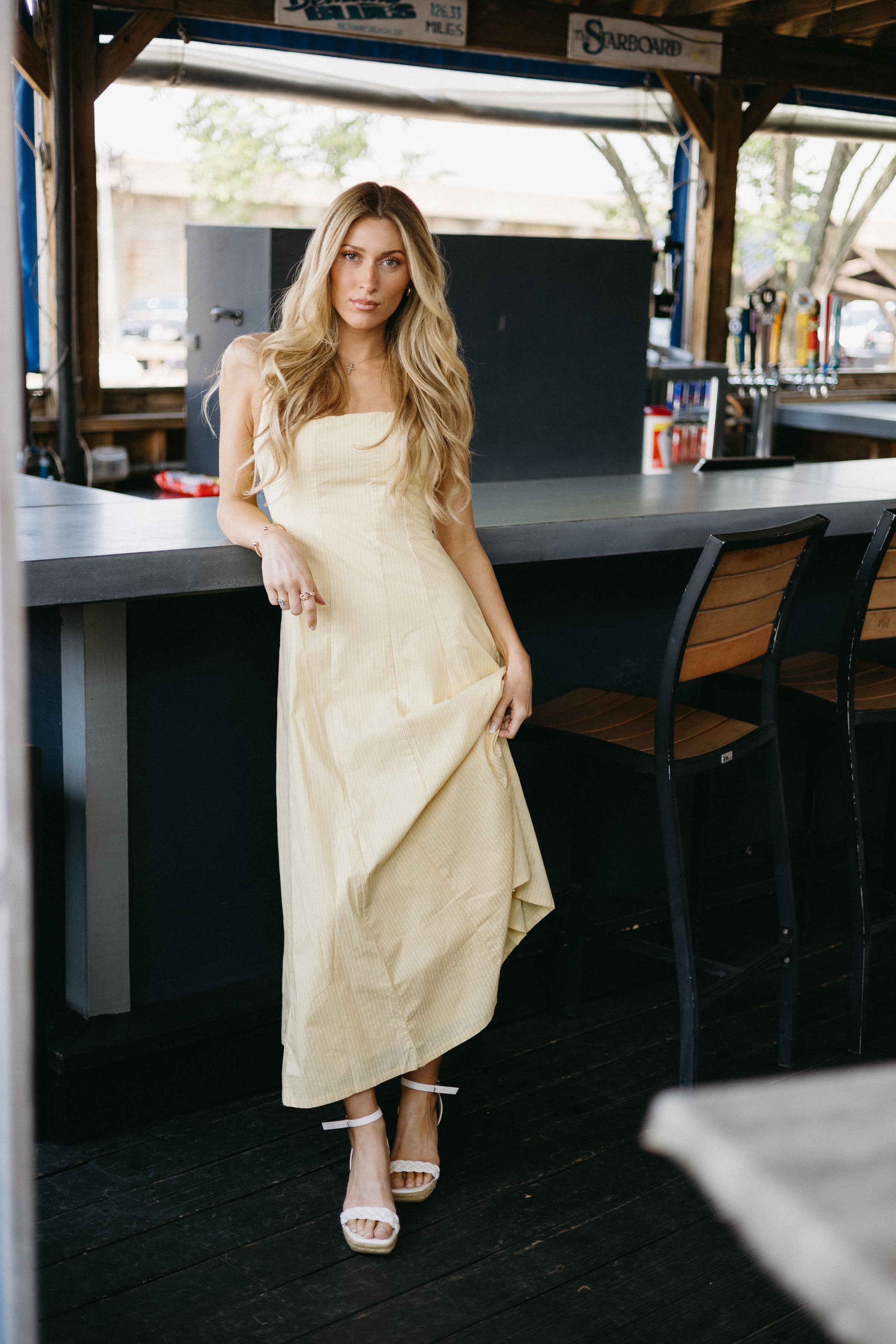 Good God, Lemon Maxi Dress