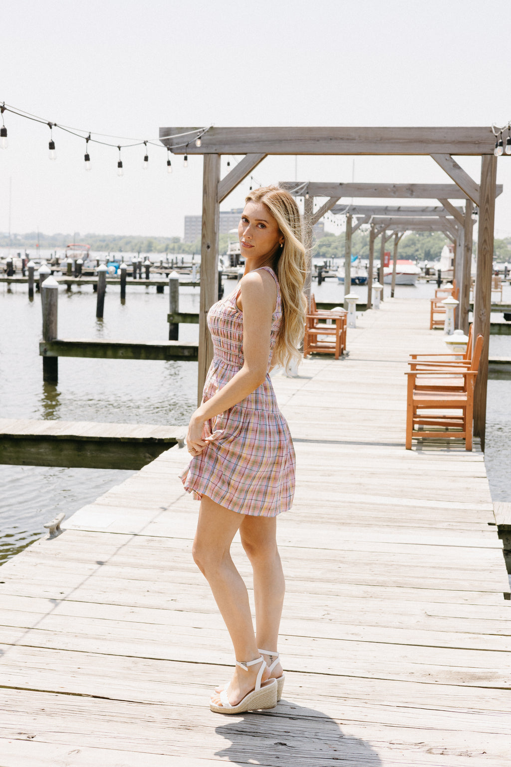 Smoked & Stitched Mini Dress