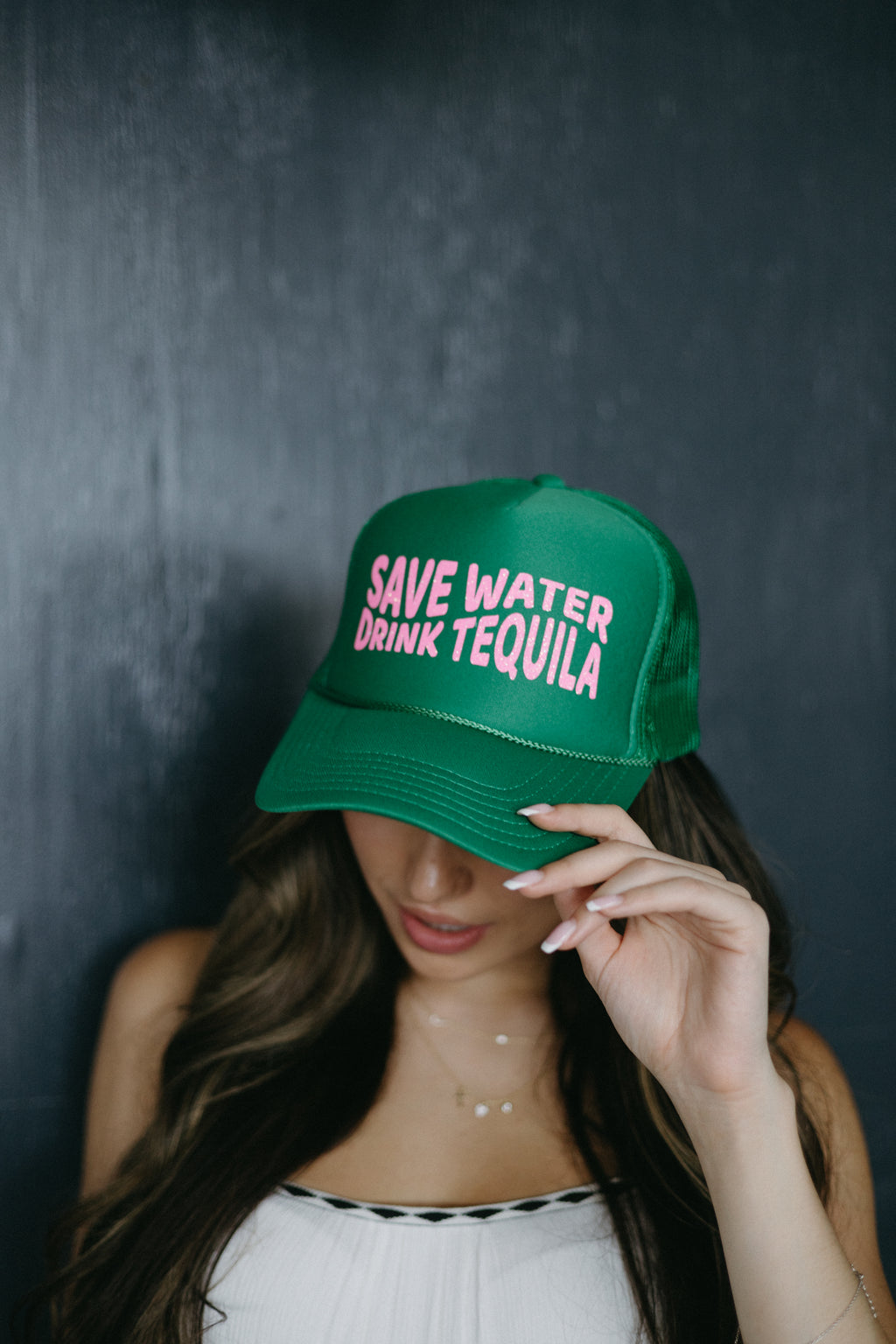 Save Water Drink Tequila Trucker Hat