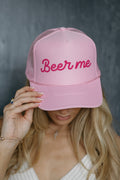 Beer Me Text Printed Trucker Hat