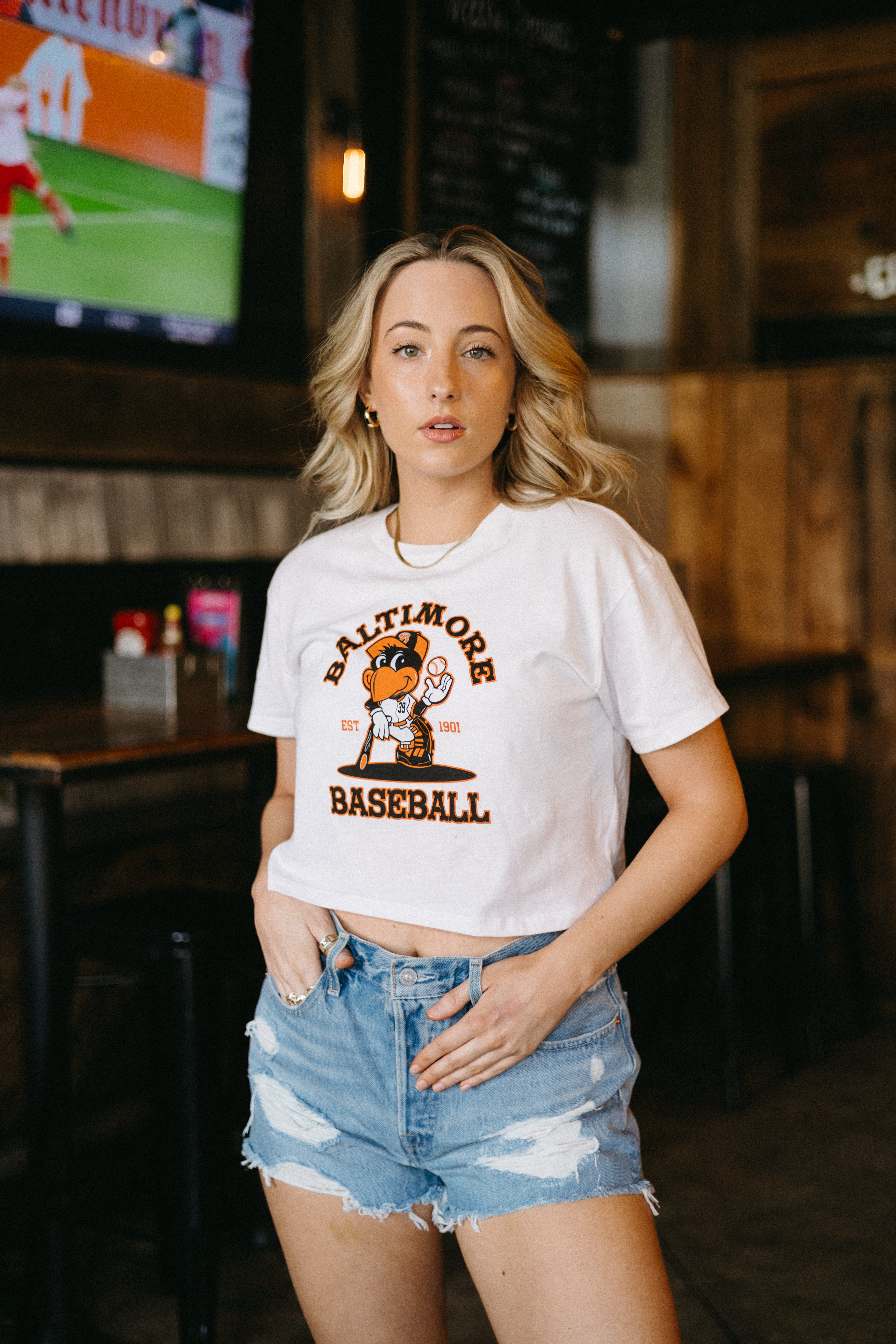 Vintage Bird Crop Tee