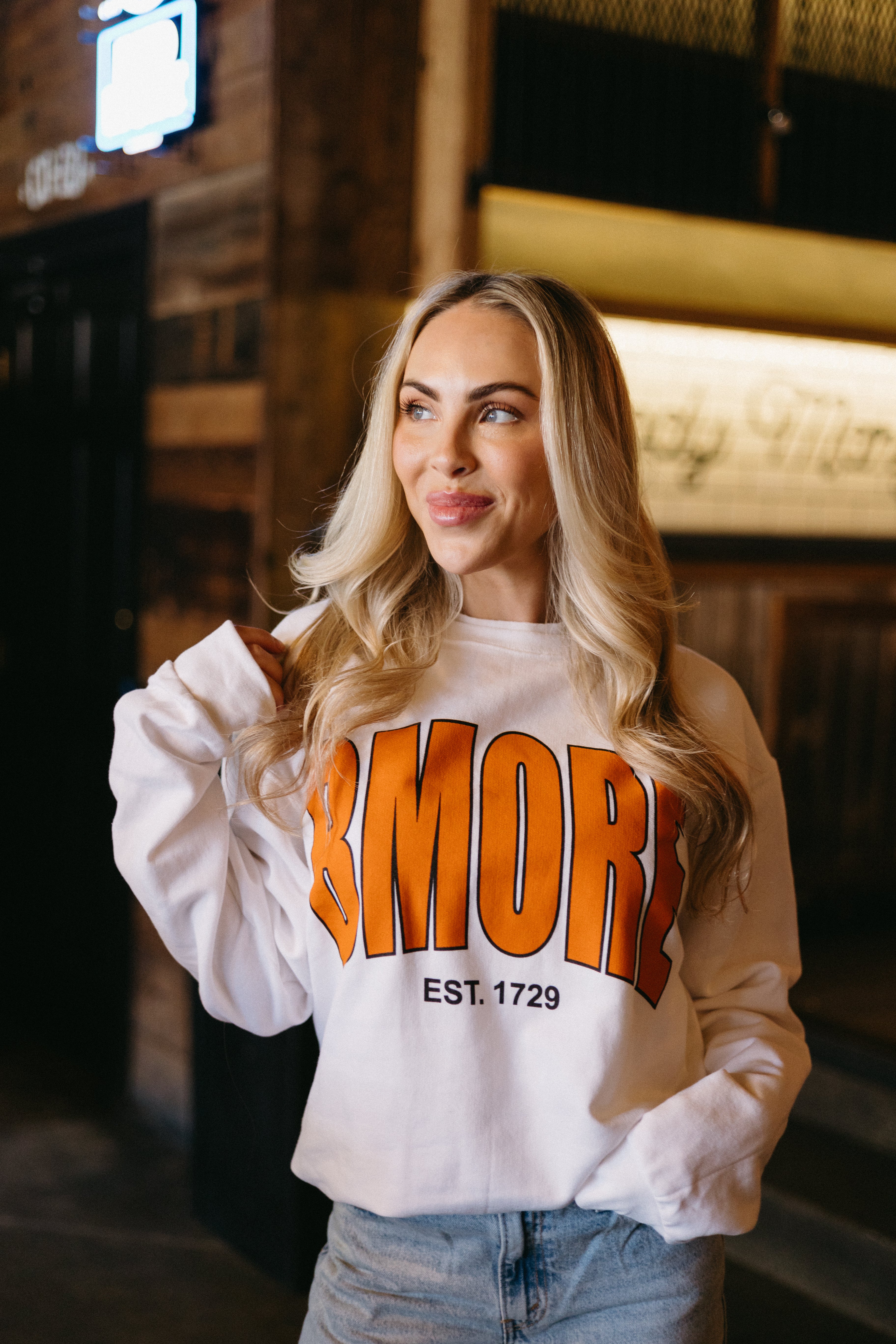 Brightside The Label BMORE Varsity Crewneck – Brightside