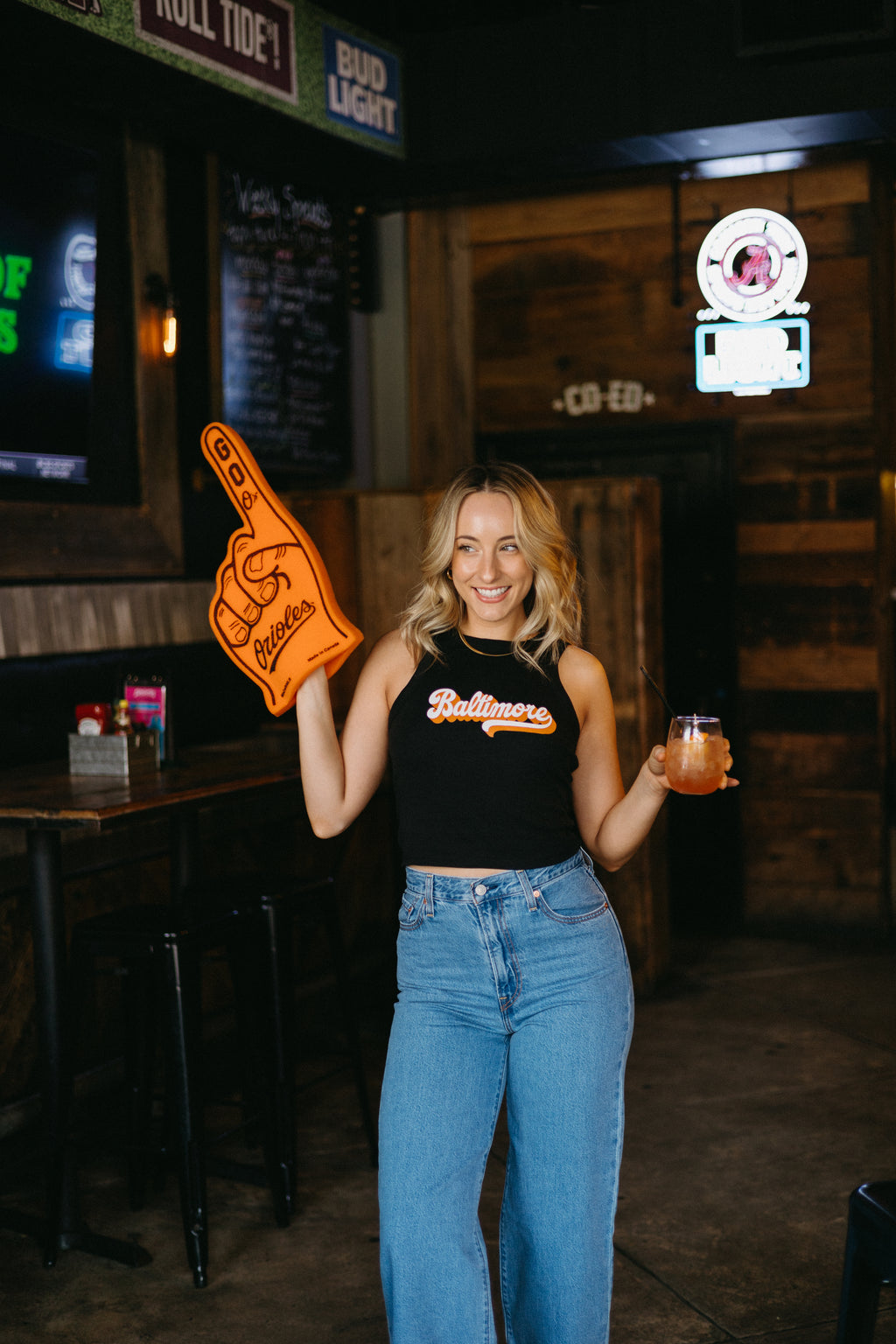 Baltimore Baseball Micro Rib Tank