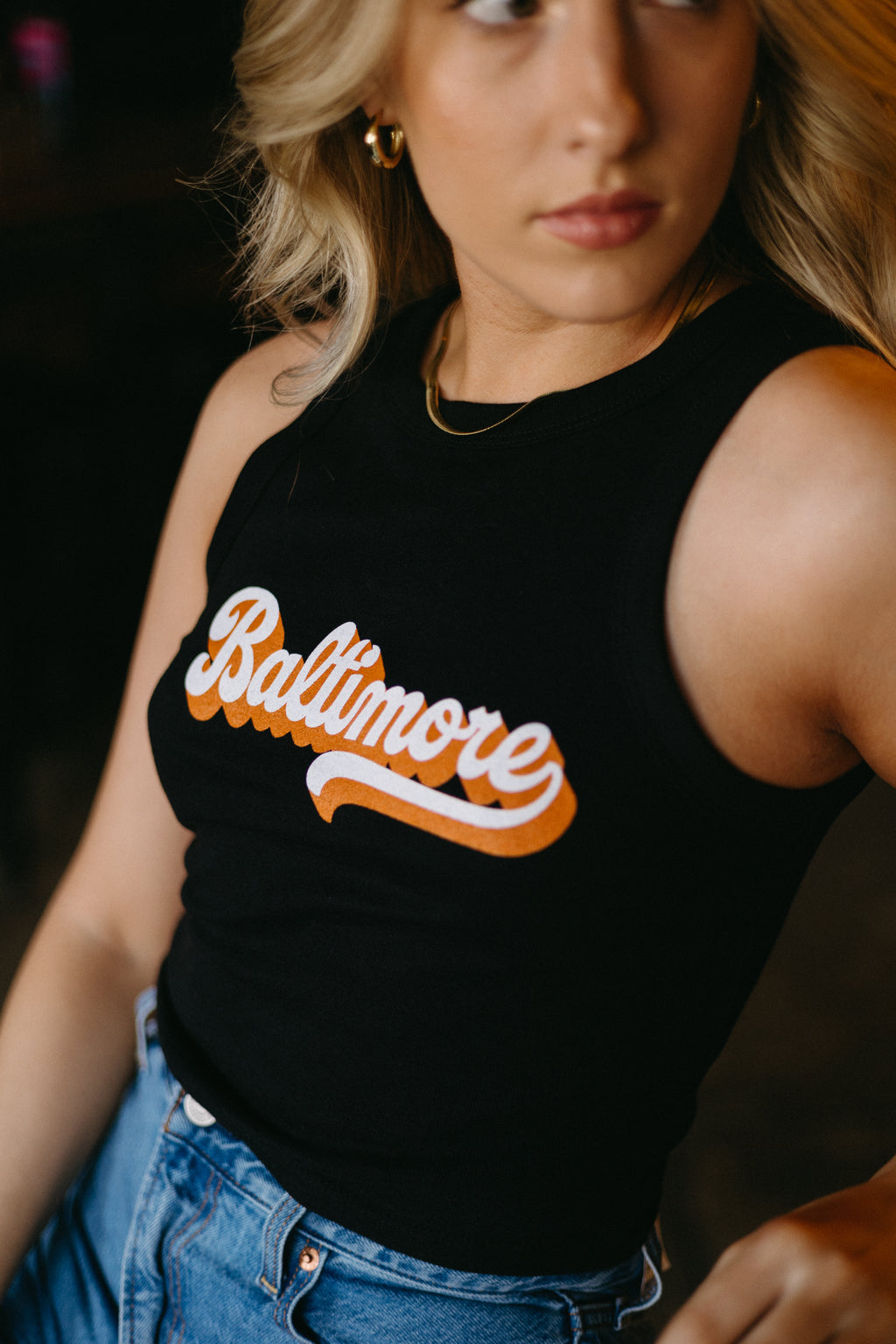 Baltimore Baseball Micro Rib Tank
