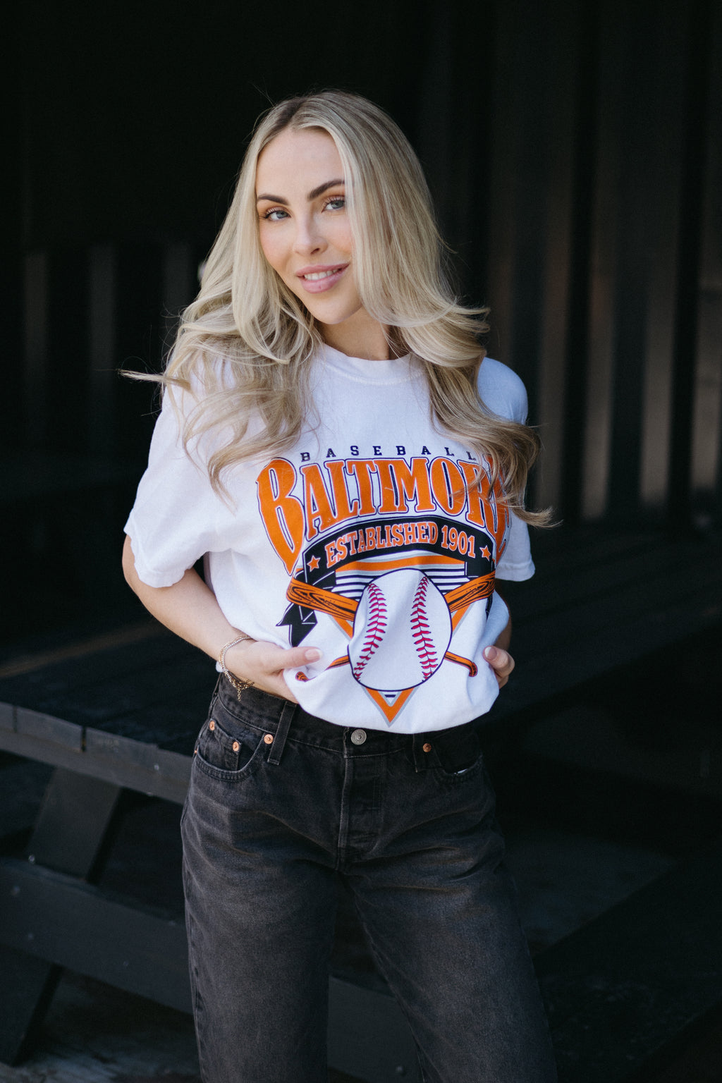 Baltimore Vintage Baseball Tee