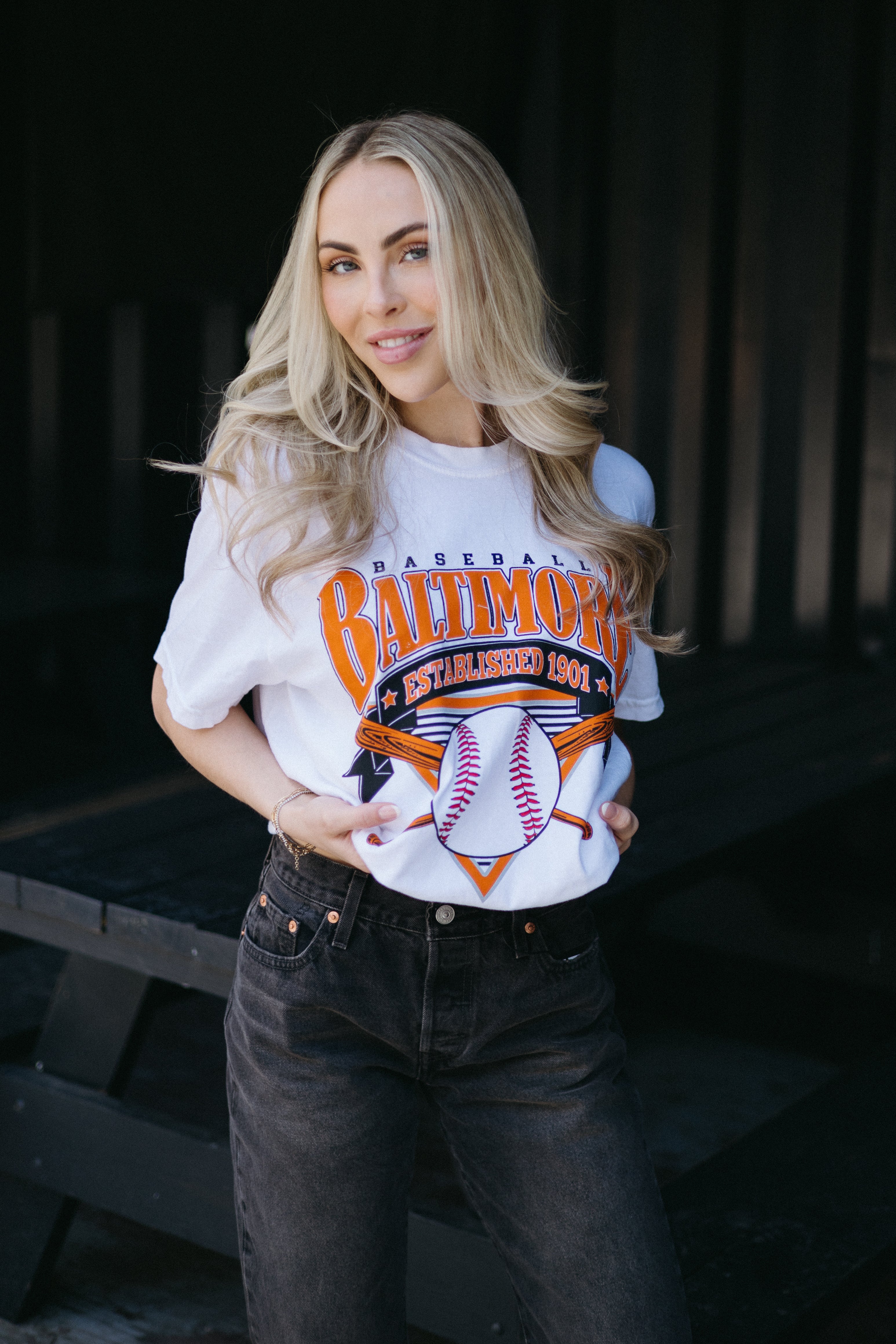 Baltimore Vintage Baseball Tee