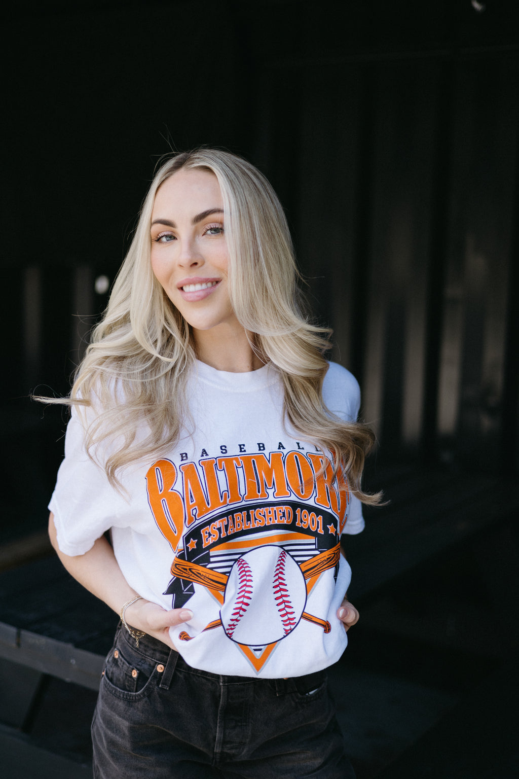 Baltimore Vintage Baseball Tee