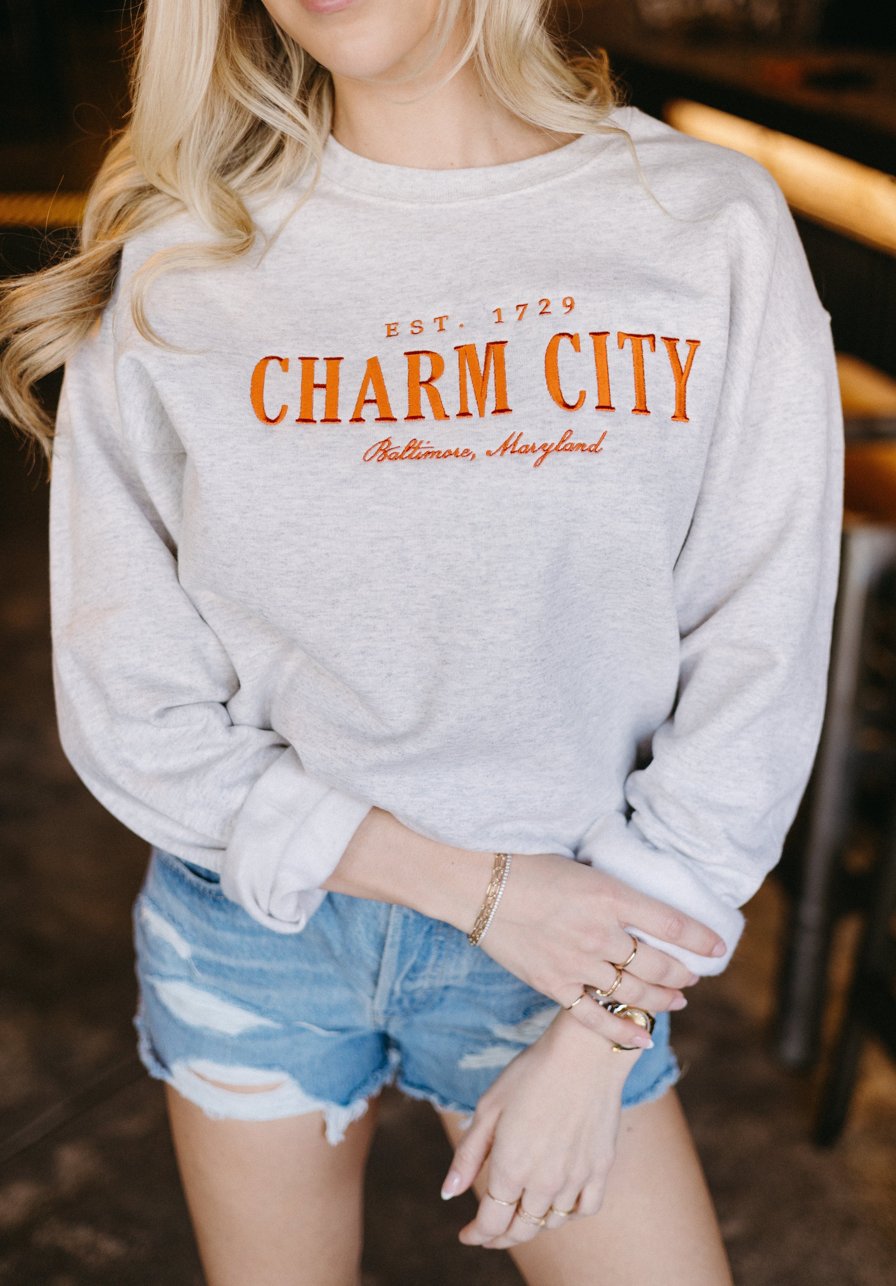 Brightside the Label Charm City Crewneck