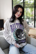 Laurel Football Helmet Crewneck