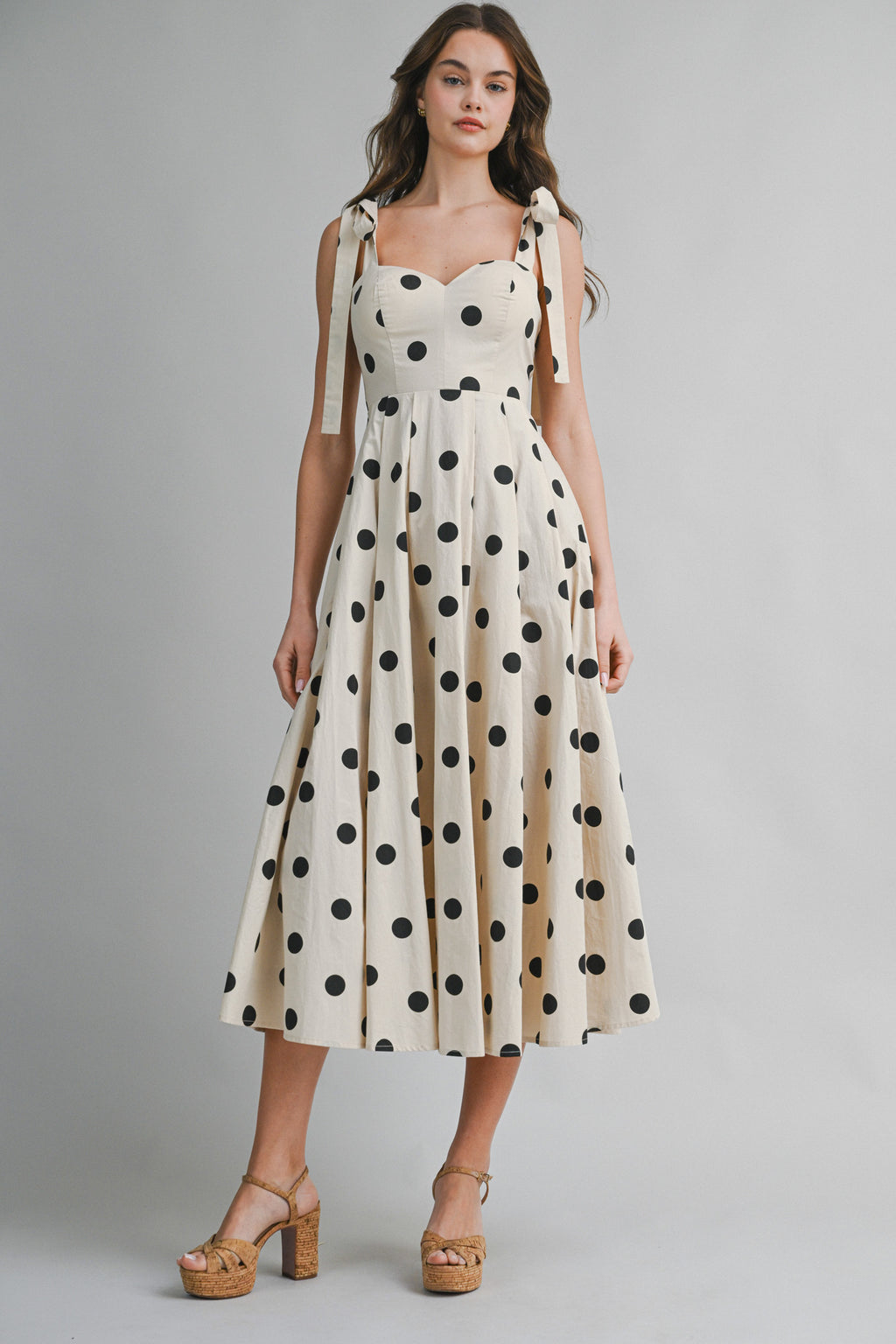 The Soho Dot Midi Dress