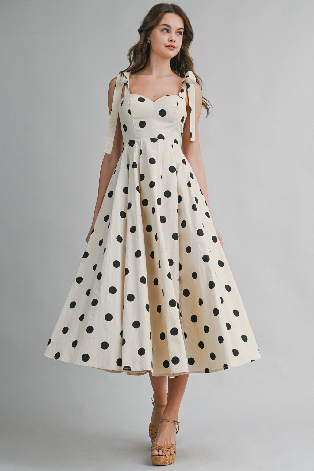 The Soho Dot Midi Dress
