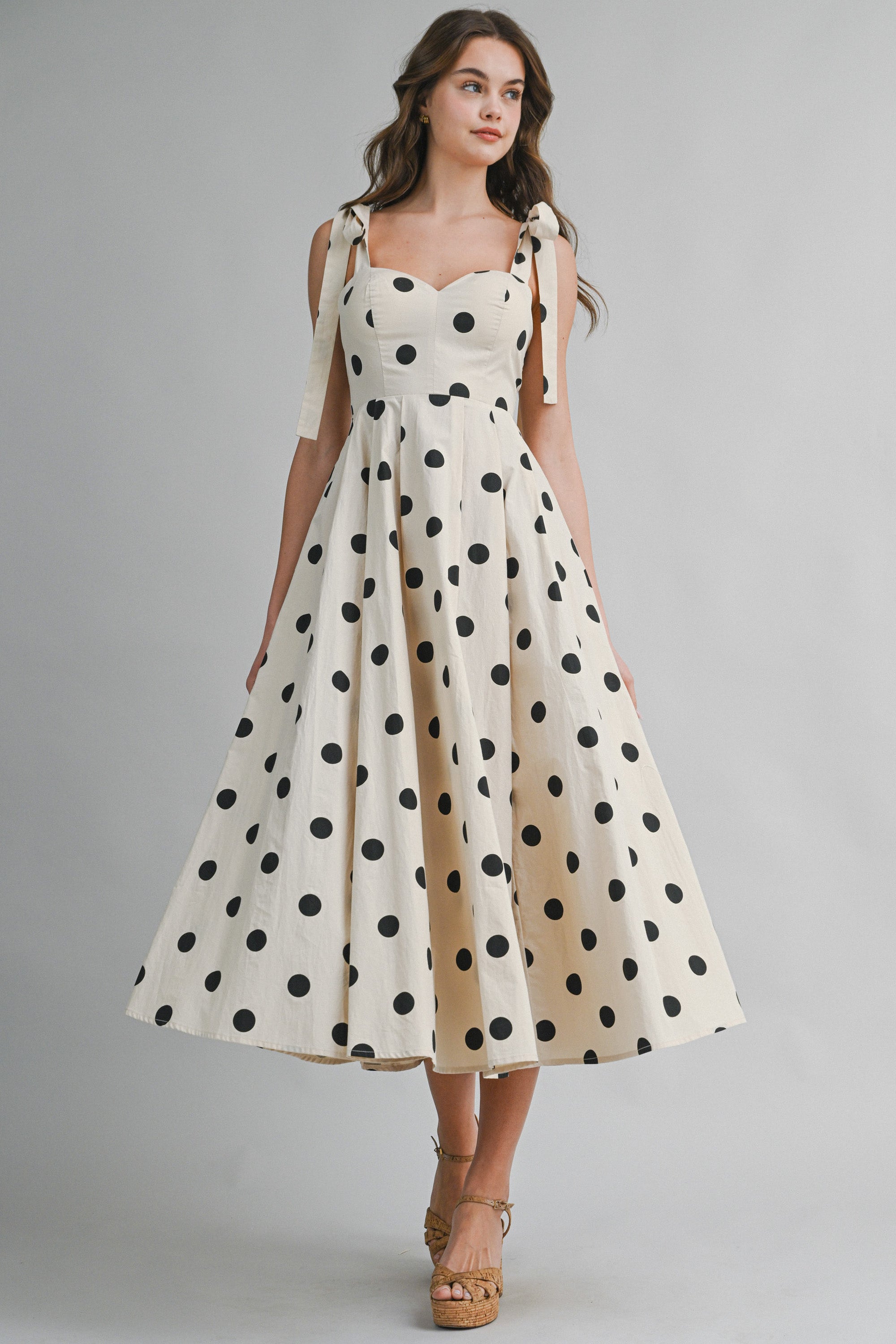 The Soho Dot Midi Dress