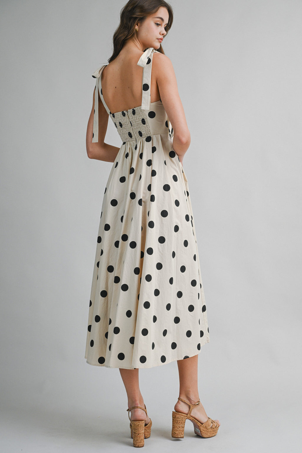 The Soho Dot Midi Dress
