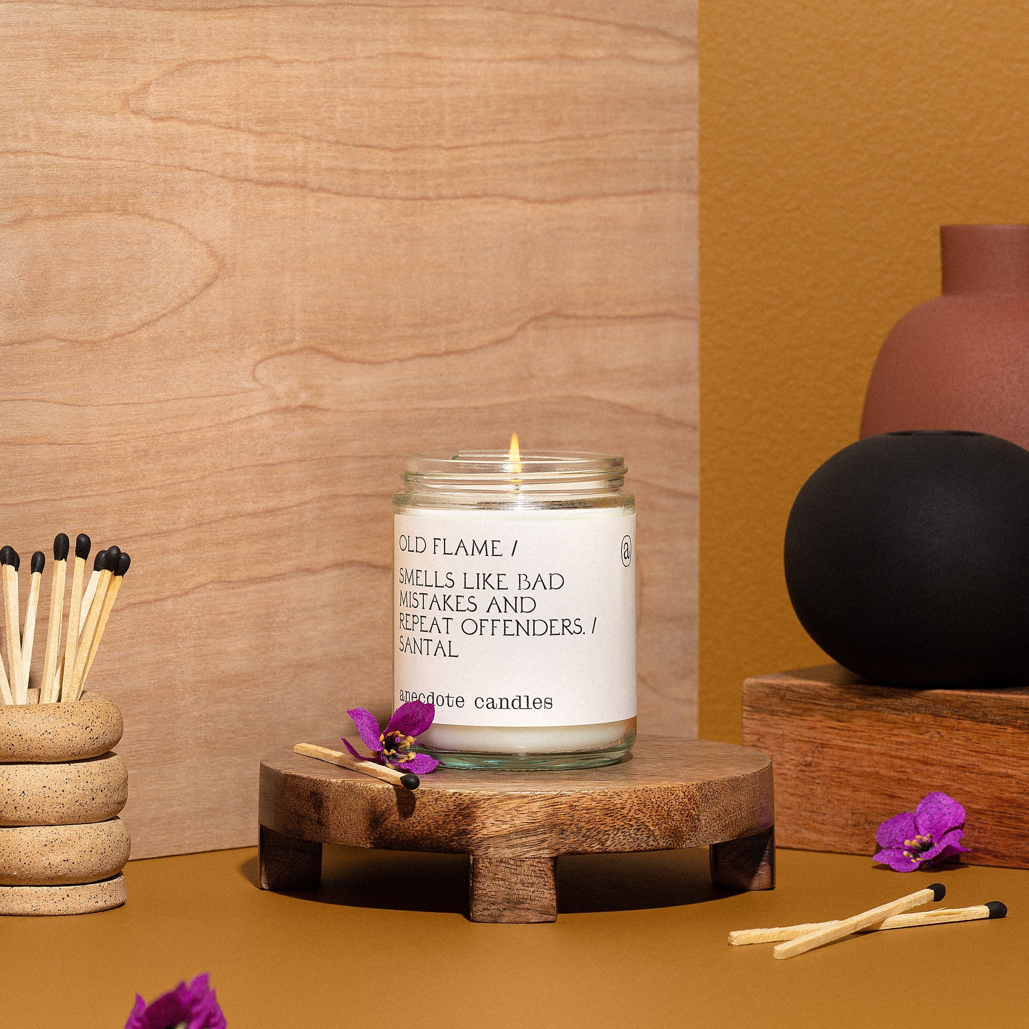 The Old Flame Candle