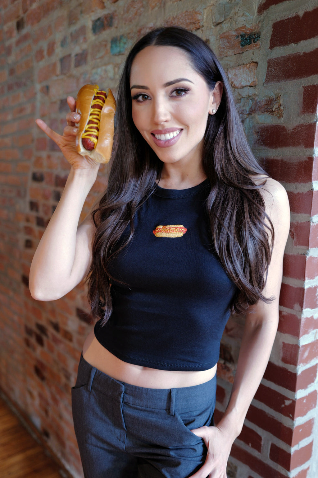 BMORE Hot Dog Micro Tank Top
