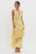 Sunny Escape Ruffle Midi Dress