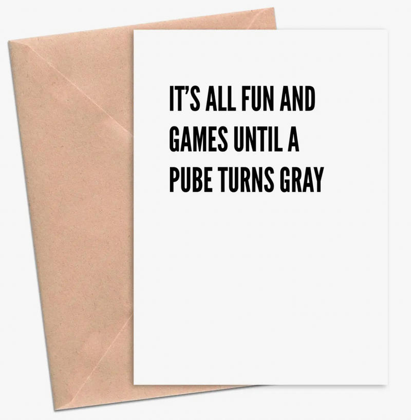 It’s All Fun And Games Birthday Card