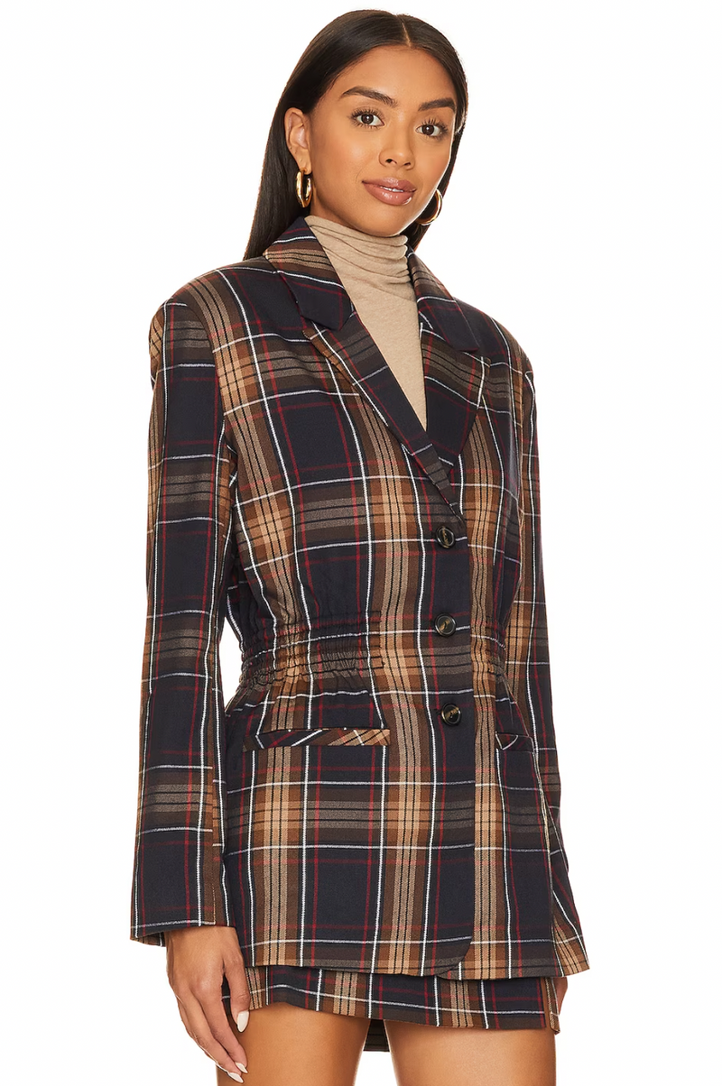 Steve Madden Frida Plaid Jacket