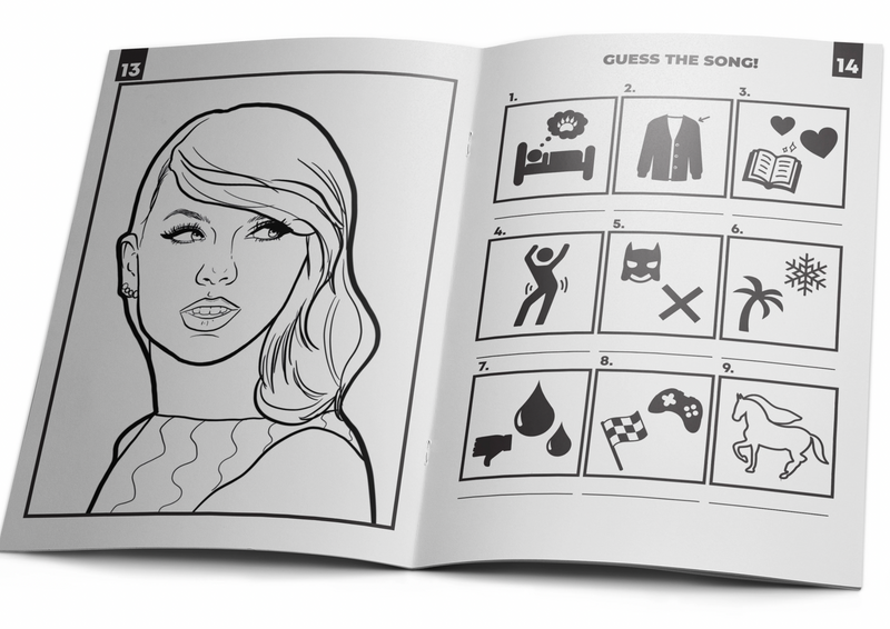 Taylor Swift Activity Book