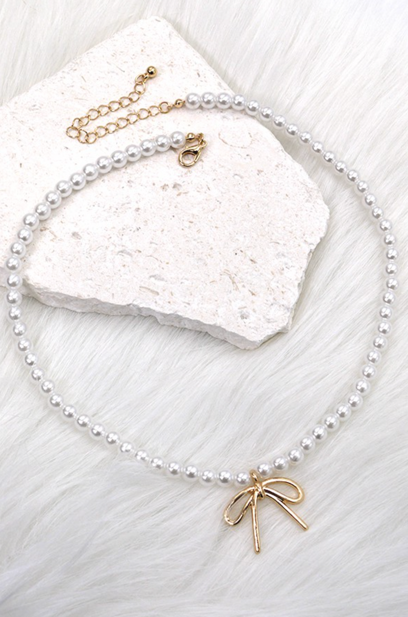 Lucy Bow Necklace