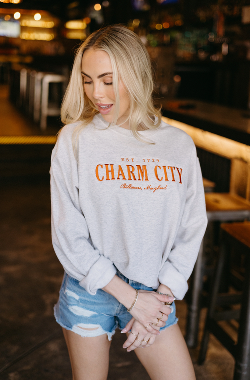 Charm City Crewneck Sweatshirt By Brightside